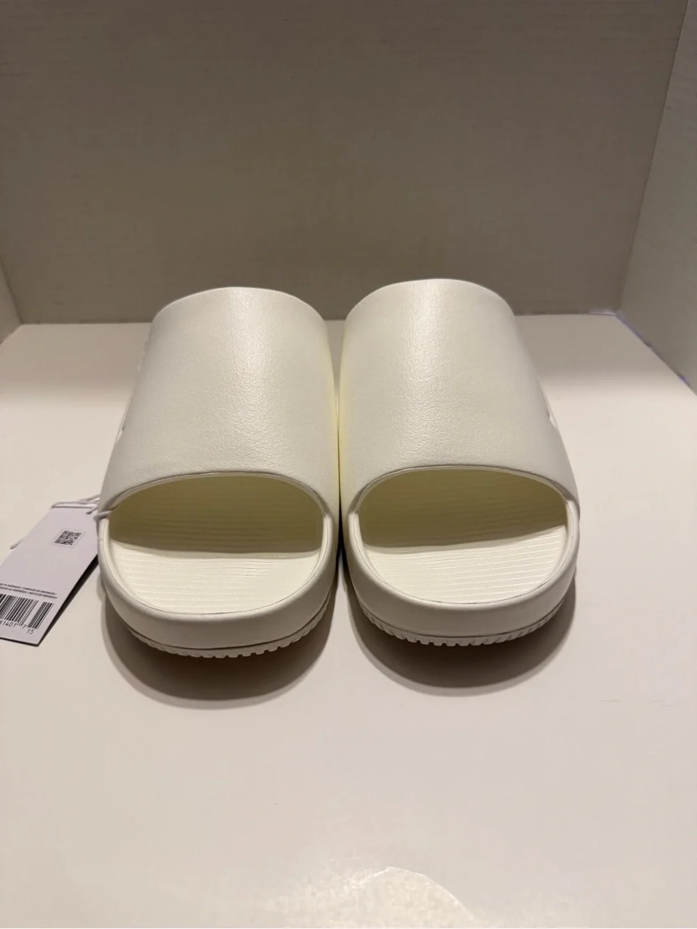 Nike White Slide Sandals - Minimal Slip-On Slides